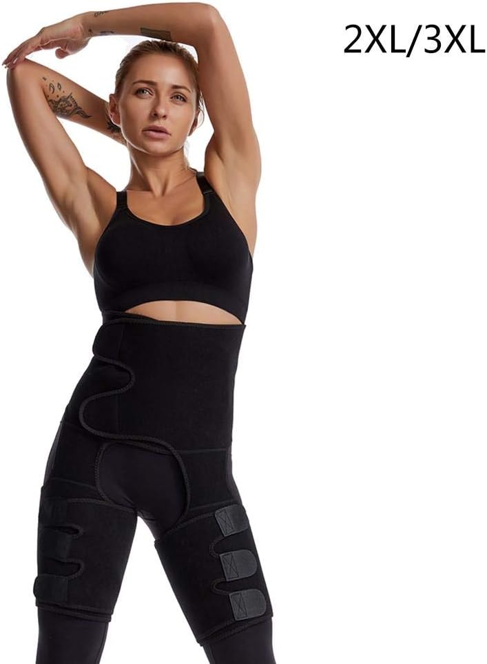Women's Butt Lifter Thigh Trimmer, Waist Trimmers Adjustable Shapewear Tummy Control Waist Body Shaper Belt for Yoga Fitness