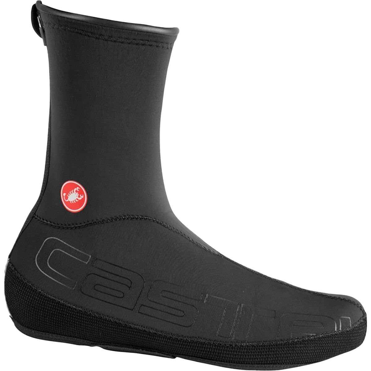 CASTELLI 4520537-110 DILUVIO UL SHOECOVER Shoe covers Men's BLACK/BLACK Size S/M