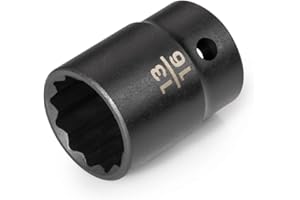 TEKTON 1/2 Inch Drive x 13/16 Inch 12-Point Impact Socket | SID22221