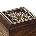 ShalinIndia Handmade Indian Wooden Box for Jewelry - Wood Trinket Box - Perfect for Rings, Earrings, Toe Rings & Cuff Links