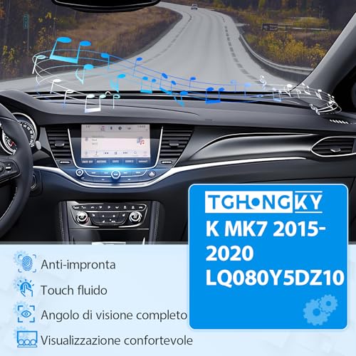 TGHongKy LQ080Y5DZ10 Display for Opel Astra k MK7 2015-2020 LCD Screen for Opel Navi 900 Touch Screen LCD with XX Tools