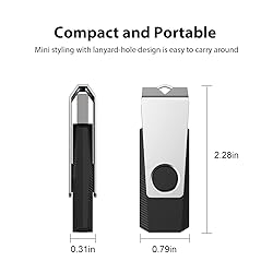 Aiibe 5 Pack 64GB Flash Drive USB Flash Drives 64GB