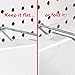 Hanging Display Tabs with Adhesive, J Hook Peel and Stick Plastic Hang Tabs for Retail, Foldable, 500 Pieces