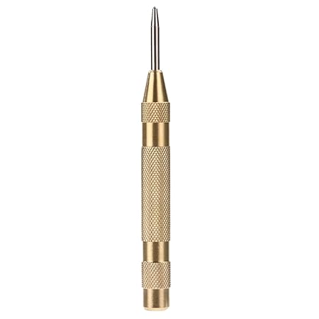 MKchung 5in Automatic Center Pin Punch Spring Loaded Marking Starting Holes Tool