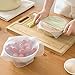 Silicone Bowl Covers Stretch Food Saver Wraps, SENHAI 8 Pack Reusable Expandable Food Lids - BPA Free, Dishwasher, Microwave, Oven and Freezer Safe - 4 Various Sizes