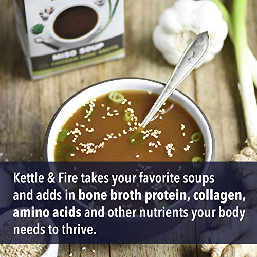image for Kettle & Fire Bone Broth Soup, Mushroom Chicken, Beef, Chicken, Thai, 