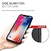 PATCHWORKS iPhone X Case, [Level Aegis] Hybrid Soft Inner TPU Hard PC Back Cover Military Grade Extreme Drop Tested with Added Corner Cushion Dual Layer Case for iPhone X / 10 - Black/Black