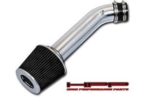 High Performance Parts Short Ram Air Intake Kit & Black Filter Combo Compatible for 92-95 Honda Civic CX/DX/LX/EX/Si / 93-97 Del Sol S/Si/Vtec 1.5L/1.6L Engine