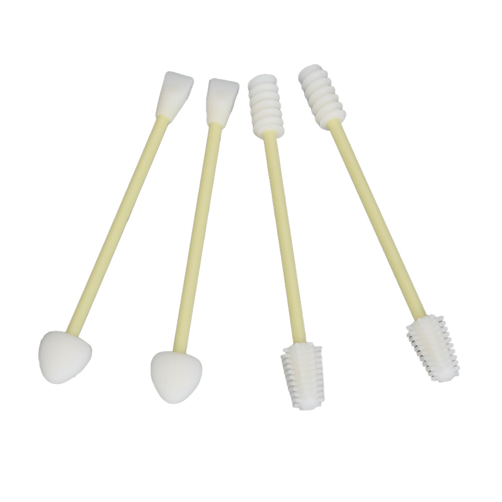 Silicone Cotton Swabs, Double Tipped Silicone Cotton Buds 4pcs Silicone Cotton Swabs Reusable Makeup Swabs Double Tipped Cotton Buds for Ears Baby Beauty Cosmetic