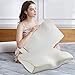 Amconsure Memory Foam Pillow, Orthopedic Sleeping Pillows, Ergonomic Cervical Pillow for Neck Pain - for Side Sleepers, Back and Stomach Sleepers, Free Washable Breathable Pillow Case Included