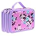 Samaz 72 Slot Pencil Case, Large Capacity Portable Colored Pencil Holder Pen Bag Pouch for Artist Student (Purple)