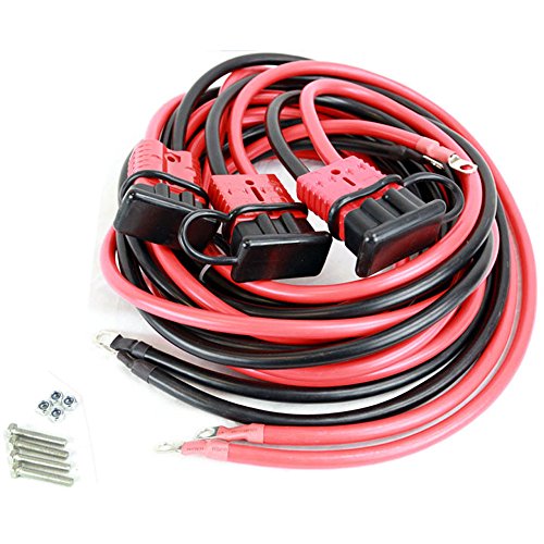 Tuff Stuff 2 Gauge 25' Ft Perminent Winch Wiring Kit w/Quick Connect Plugs