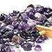 Wayber 1 Lb/460g Purple Amethyst Quarzt Natural Crystal Stones Irregular Decorative Pebble Rock Sand for Aquarium/Fish Turtle Tank/Vase Fillers/Air Plants/Succulent Plants Decor (Fill 1 Cup)thumb 3