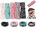 Baby Girls Toddler Headbands Newest Turban Hairbands Polka Dot Headwear 6pcs