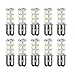 HOTSYSTEM 1157 LED Light Bulbs DC12V BAY15D 2357 P21/5W 18-5050SMD for Car RV SUV Camper Trailer Trunk Interior Reversing Backup Tail Turn Signal Corner Parking Side Marker Lights(White,Pack of 10)
