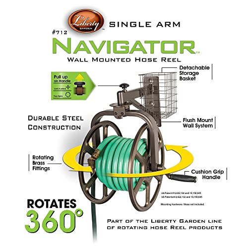 Liberty GARDEN 712 Single Arm Navigator MultiDirectional Garden Hose