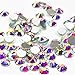 Crystal AB/Crystal Flatback Glass Rhinestones Glue Fix (ss20 (4.8mm) 1440 pcs, Crystal AB) [by Zealer] Come with NO CASE