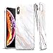 ESR Marble Slim Soft Case for iPhone Xs Max, Flexible TPU Marble Pattern Cover for Apple iPhone 6.5 inch (2018 Release) (Grey Gold Sierra)
