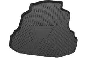 YQBRAND Corolla Cargo Mat - Compatible with 2014-2019 Toyota Corolla，All Weather Tech Rear Cargo Liners Trunk Tray Floor mats,3D Waterproof Durable TPO Accessories Custom-Fit，NOT for Hatchback iM Models