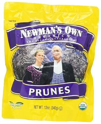 Newmans own Organic prunes pitted org zipbag (884284041252)