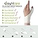 DayNcare Silicone Wrist Support Brace Premium Gel Sleeve | White Set of 2 for Right Left Hand | Relieve Wrist and Thumb Pain Including Arthritis, Rheumatism, Carpal Tunnel, Tenosynovitis & More