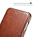 iPhone 8 Plus Case iPhone 7 Plus Leather Case, Icarercase Vintage Leather Side Open Case in Slim Thin Design, Flip Folio Style Cover with Magnetic Closure for Apple iPhone 7/8 Plus 5.5 Inch - Brown