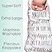 Ocean Drop Designs Muslin Swaddle Blankets - Baby Gifts for Boys & Girls - Gender Neutral Christian Newborn Gifts