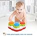 AMOSTING Learning Educational Development Musical Keyboard Drums Set for Toddler and Babies
