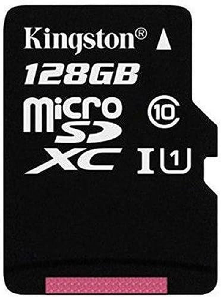 Kingston 128GB Micro SDXC Class 10 Memory Card with Adapter