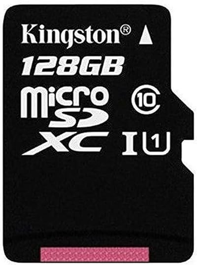 Kingston 128GB Micro SDXC Class 10 Memory Card with Adapter