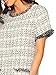 Floerns Women's Tweed Short Sleeve Shift Tunic Dress with Pockets Grey S