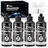 Hiipoo Sublimation Ink Refilled Bottles Work with