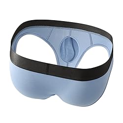 Cerahome Men's Boxers Briefs Fly Pouch Front Open