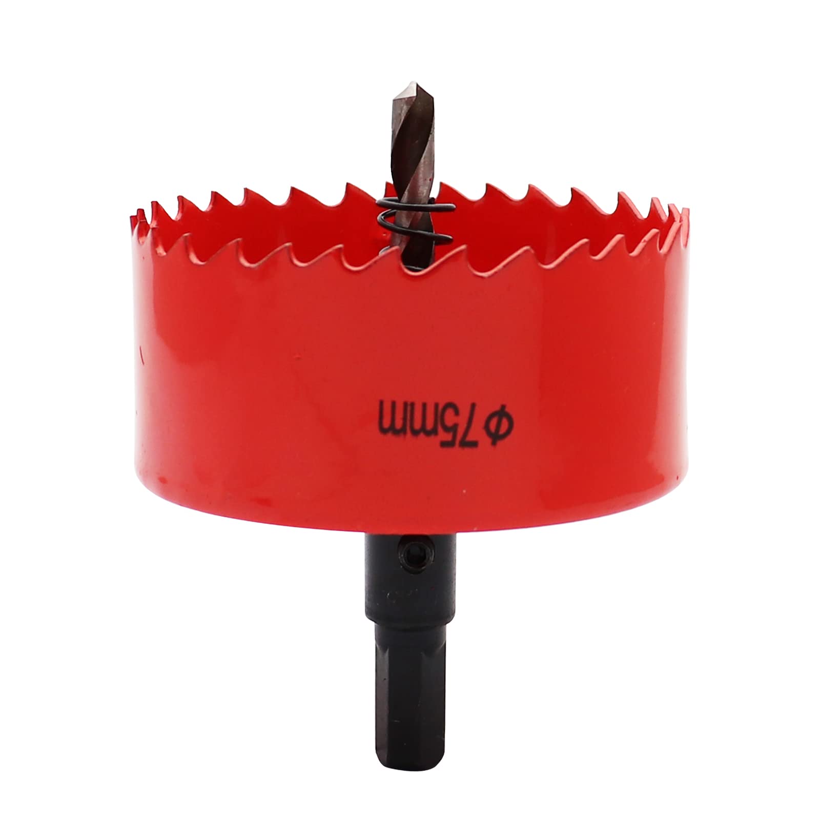 Sipery 3 Inch Hole Saw Drill Bit Bi-Metal Hole Cutter for Wood, Plywood, Cornhole, Ceiling, and Drywall with Hex Shank Drill Bit Adapter