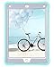 BENTOBEN Compatible with iPad 6th Generation Case, iPad 5th Gen Case, 3 in 1 Soft Silicone Hard Plastic Cover with Kickstand Rugged Shockproof Protective Case for 9.7 iPad 2018/2017, Mist Blue/Gray