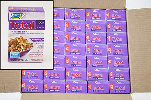 General Mills Total Raisin Bran Cereal, 0.187-Ounce Single Packs (Pack of 70)