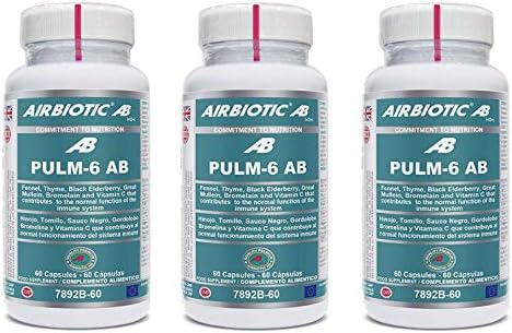 PULM-6 AB 60 Capsules (Pack 3 u.)