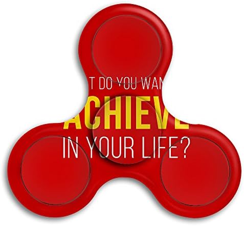 Top1VA What Do You Want To Achieve In Your Life New Style Cool Hand Spinner Stress Reducer Hand Toy Tri-Spinner Fidget Finger Toy For Kids And Adult