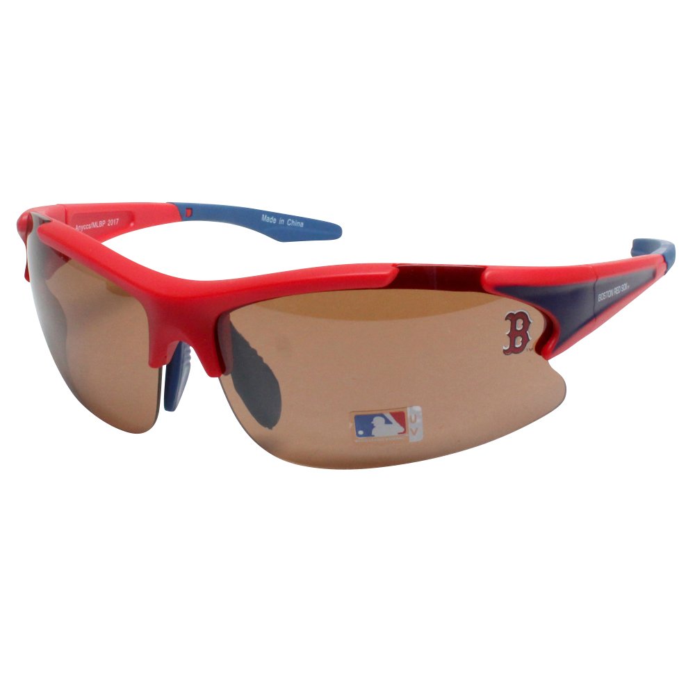Amazon MLB メジャーリーグベースボール スポーツサングラス ケース付 ボストンレッドソックス MLB35S4 MLB