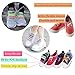 LattoGe No Tie Silicone Shoelaces Tieless Elastic Lace Lock Bands for Kids, Adults Athletic Running Shoe Laces,Seakers (Kids Size Colorful) …
