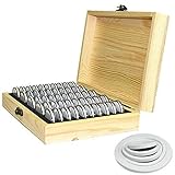 Decdeal Coins Holder, Wooden Coins Storage Box for Collectible Commemorative Coin with 100pcs Capsules Accommodate