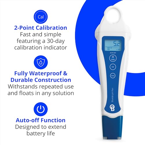 Bluelab PH Pen And Probe Care Kit PH With Calibration Supplies, Storage