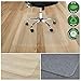 Office Marshal Chair Mat for Hard Floors | Eco-Friendly Series Chair Floor Protector | 100% Recycled (PET) Floor Mat for Office or Home Use | Multiple Sizes | Translucent - 36'' x 48''