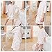 Little Girls' Kitty Nightgowns Cat Sleep Shirts Cotton Nightie Pink 3/4 Sleeve for Toddler