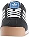 adidas Men's Samoa Retro Sneaker Running Shoe, Black/White/Metallic/Gold, (10 M US)
