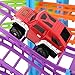 SZJJX Multi-Track Rail Car Building Block Railway Train Set Educational Kids DIY Assembly Toy with Race Track and Electric Car Five Orbits