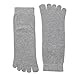 VWELL Toe Socks for Men Women Ankle Cotton Five Fingers Socks Low Cut Athletic Running Socks 4 Pairs Size 8-11