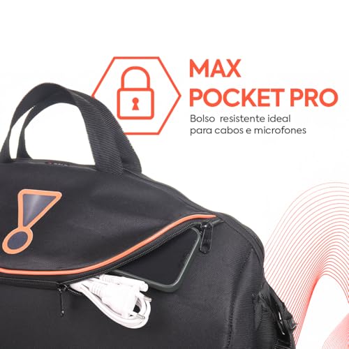 Bolsa Case Capa Bisbel Compatível com Jbl Boombox 4 Com Bolso Alça Resistente Lançamento