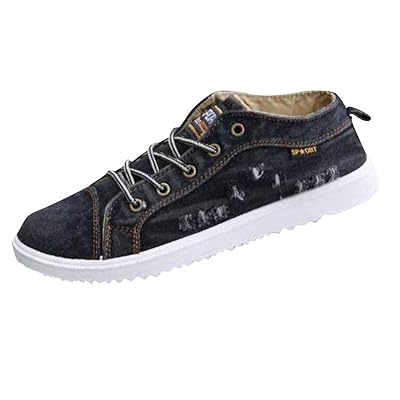 Denim Canvas High-Top Shoes Mens Sneakers Fashion Ireland Ubuy