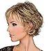 Blonde Wigs for Women Short Hair Wigs Synthetic Womens Wig Mixed Brown DX011